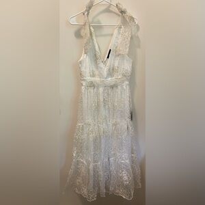 White lulus maxi dress